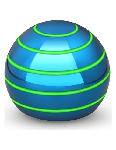 Spinner de Ilusión Óptica Mechaniker Azul - Juguete Antiestrés