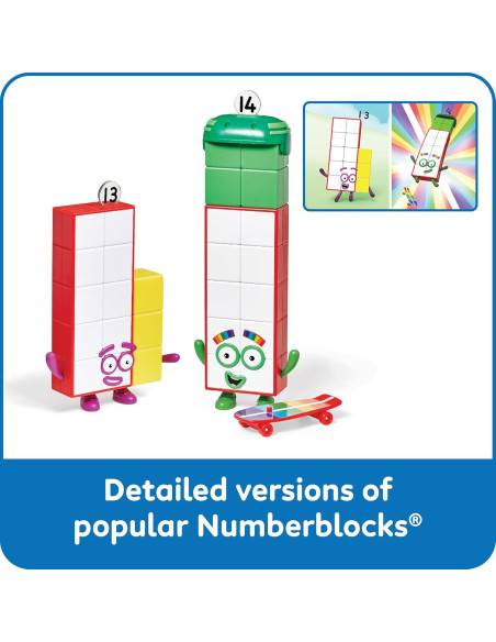 Figuras Numberblocks Trece y Catorce hand2mind - Juguetes educativos Figuras Numberblocks Trece y Catorce hand2mind - Juguetes educativos