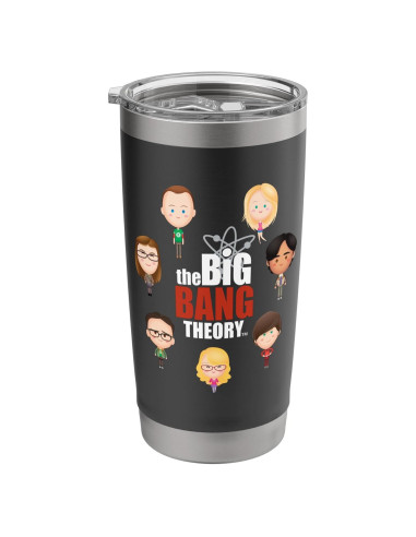 Vaso aislante de acero inoxidable The Big Bang Theory 591 ml