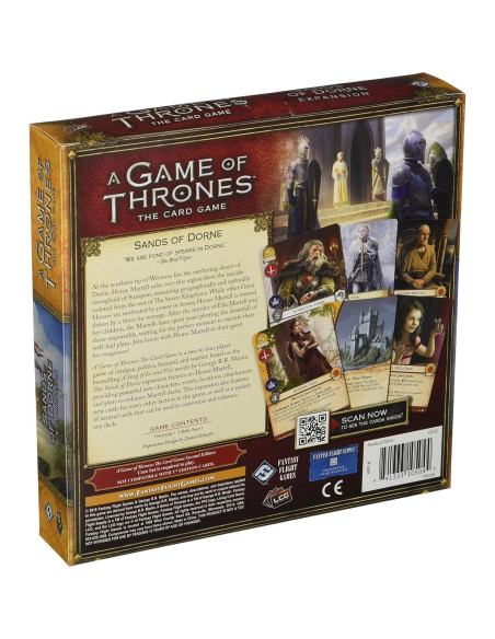 Juego de Cartas LCG Un Juego de Tronos Asmodee Expansión Dorne Juego de Cartas LCG Un Juego de Tronos Asmodee Expansión Dorne