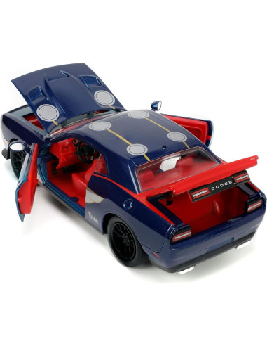 Dodge Challenger SRT8 Hellcat 2015 Jada con figura Thor 6.99 cm
