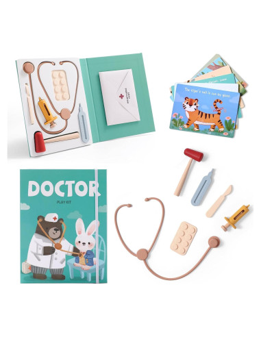 Kit de Doctor Montessori Macabaka para Niños 3-5 Años