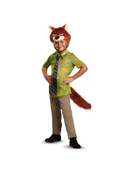 Disfraz de Nick Wilde Disney Zootopia para Niños 3-4 Años Disfraz de Nick Wilde Disney Zootopia para Niños 3-4 Años