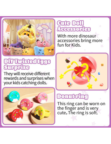 Máquina de Garras STACTCUTE Unicornio para Niños 4-8 Años