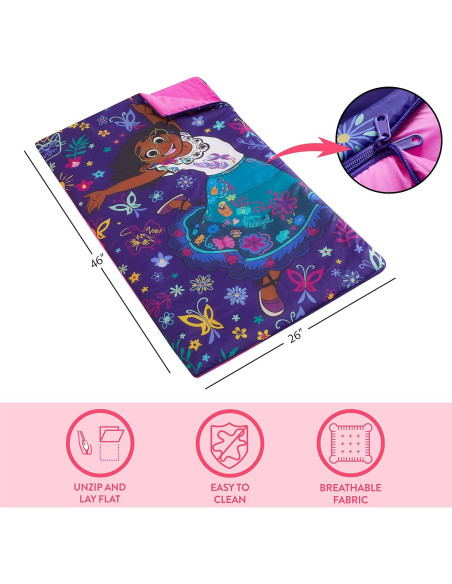 Juego de Bolsa de Dormir Idea Nuova Disney Encanto 132x76cm Juego de Bolsa de Dormir Idea Nuova Disney Encanto 132x76cm