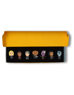 Set de Pin Badges Flux Doctor Who Eaglemoss - 7 Piezas Chibi