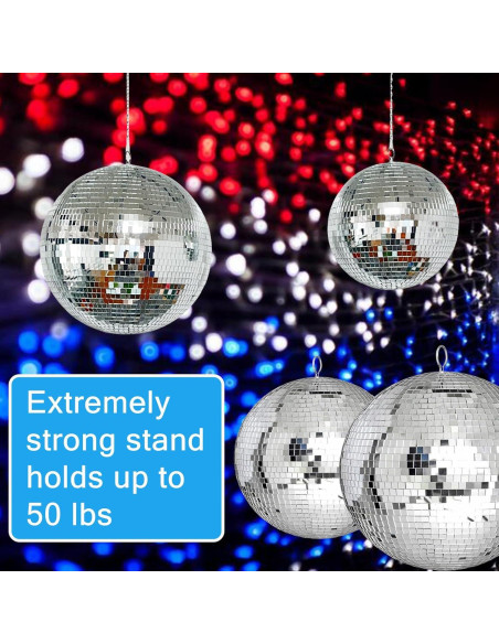 Bola de Espejo Alytimes 20 cm para Fiesta y Discoteca Bola de Espejo Alytimes 20 cm para Fiesta y Discoteca