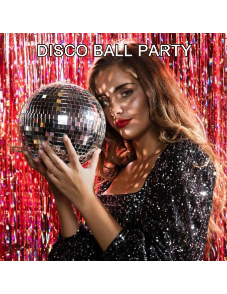 Bola de Espejo Alytimes 20 cm para Fiesta y Discoteca Bola de Espejo Alytimes 20 cm para Fiesta y Discoteca