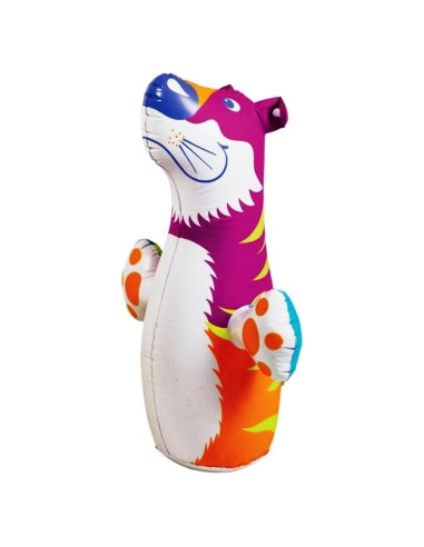 Saco de Boxeo Inflable Intex Tigre Rosa 98x44cm