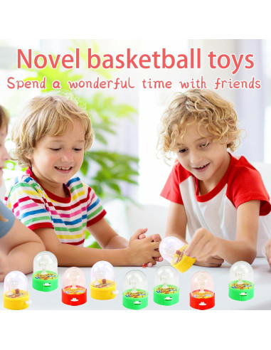 Paquete de 32 Mini Juguetes de Baloncesto para Dedos - Zansu