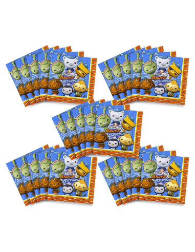 Set de 30 Servilletas Decorativas Octonautas - Mighty Mojo