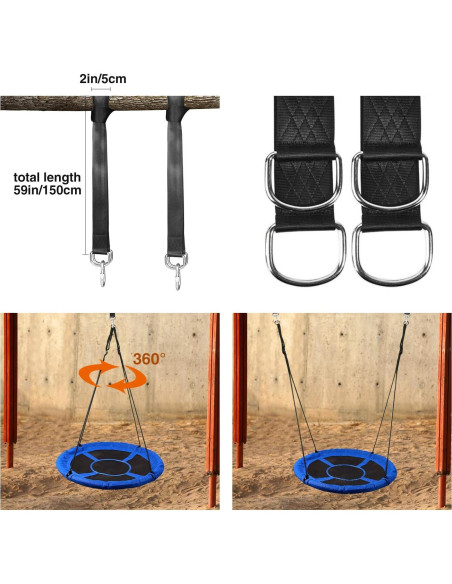 Columpio Volador RedSwing 43" para Niños Azul - 226kg Columpio Volador RedSwing 43" para Niños Azul - 226kg