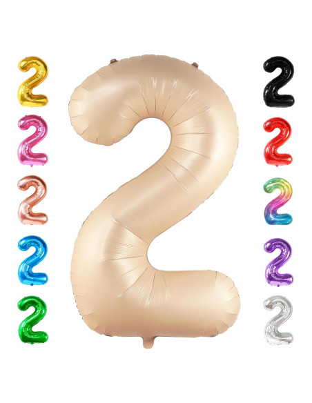 Globo N 2 Caramelo KatchOn 101.6 cm para Cumpleaños Globo N 2 Caramelo KatchOn 101.6 cm para Cumpleaños