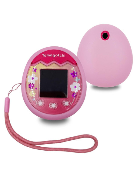 Cubierta de Silicona Rosa para Tamagotchi Pix con Correa Cubierta de Silicona Rosa para Tamagotchi Pix con Correa