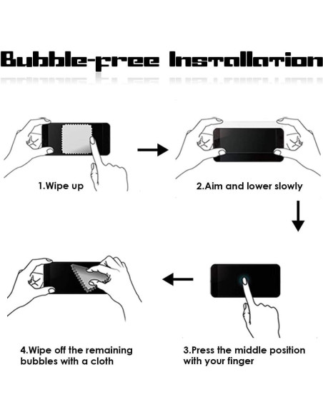 Funda Bumper KJYFOANI para ZTE Blade A34 + Protector Vidrio Funda Bumper KJYFOANI para ZTE Blade A34 + Protector Vidrio