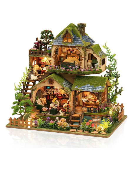 Kit de Casa en Miniatura DIY ANTREATU Aventura en el Bosque Kit de Casa en Miniatura DIY ANTREATU Aventura en el Bosque