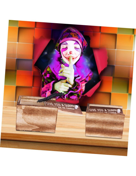 Caja de Truco Escorpión VICASKY - Broma de Madera para Halloween Caja de Truco Escorpión VICASKY - Broma de Madera para Halloween