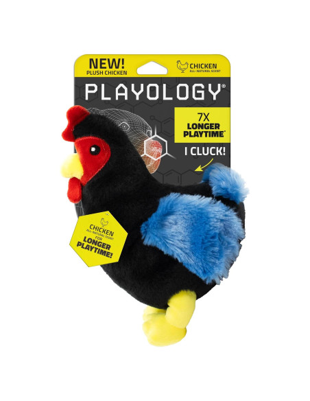 Juguete de Peluche Playology Gallina con Aroma a Pollo 26cm Juguete de Peluche Playology Gallina con Aroma a Pollo 26cm
