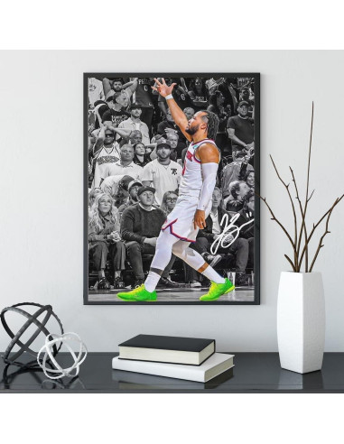 Póster Firmado Jalen Brunson Baloncesto 30x40 cm Decoración