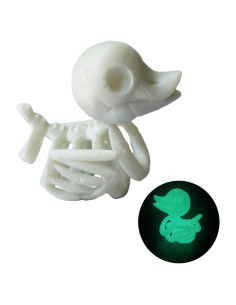 Decoración Halloween Pato Esqueleto Fluorescente TEYOUYI