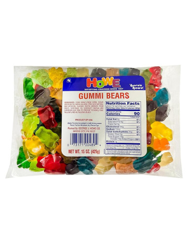 Ositos de Goma Howe 425g - Caramelos Gummy Sabor Variado