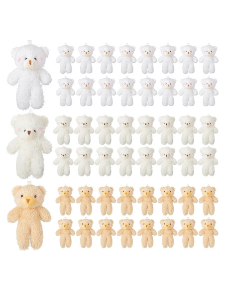 100 Mini Osos de Peluche Leyndo 12 cm para DIY y Fiestas 100 Mini Osos de Peluche Leyndo 12 cm para DIY y Fiestas