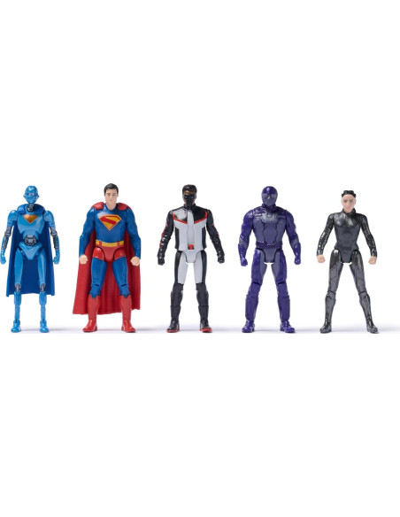 Pack de 5 Figuras de Acción Superman 7.62 cm Spin Master Pack de 5 Figuras de Acción Superman 7.62 cm Spin Master