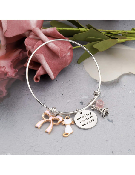 Pulsera Gato Inspirada en Los Aristogatos - Acero Inoxidable Pulsera Gato Inspirada en Los Aristogatos - Acero Inoxidable