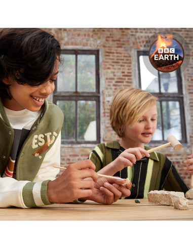 Kit de Excavación de Gemas BBC Earth - 9 Gemas Reales