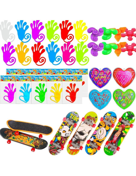124 Piezas de Juguetes Antiestrés para Niños - Rellenos de Piñata 124 Piezas de Juguetes Antiestrés para Niños - Rellenos de Piñata