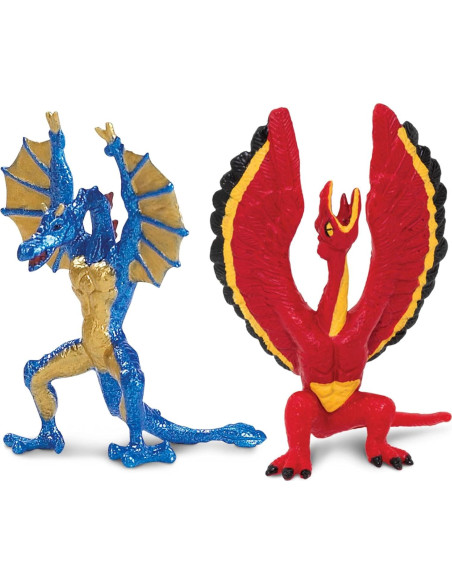 Miniaturas de Dragón Safari Ltd. Lair Of The Dragons - 6 Figuras Miniaturas de Dragón Safari Ltd. Lair Of The Dragons - 6 Figuras