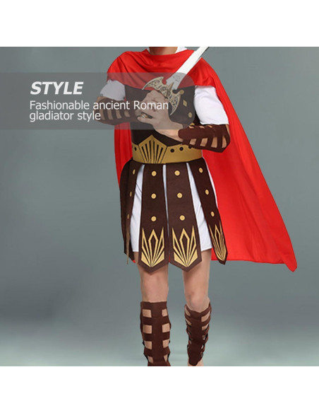 Disfraz de Gladiador Romano WRITWAA para Halloween Adultos Disfraz de Gladiador Romano WRITWAA para Halloween Adultos