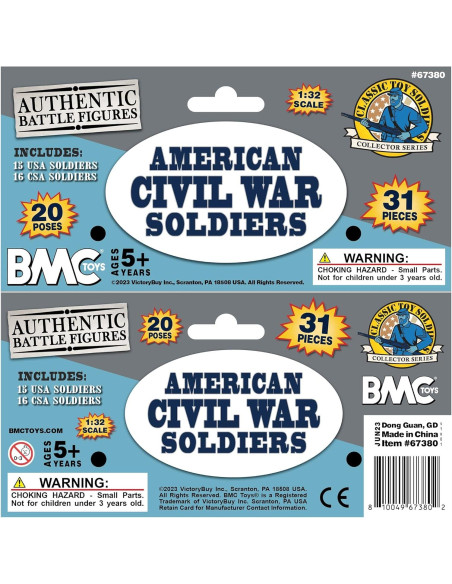 Soldados de Plástico BMC Guerra Civil Americana 31 Piezas Soldados de Plástico BMC Guerra Civil Americana 31 Piezas