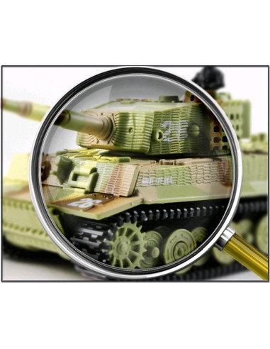Tanque RC Cheerwing 1:72 Panzer Tigre I con Sonido y Torreta