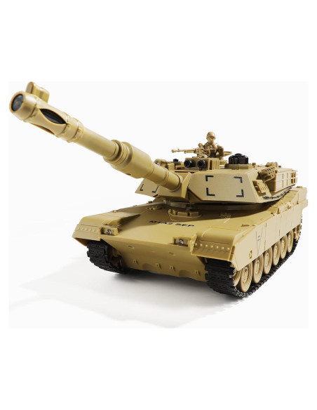 Tanque de Control Remoto Bvrorere M1A2 Abrams 1:28 Caqui Tanque de Control Remoto Bvrorere M1A2 Abrams 1:28 Caqui