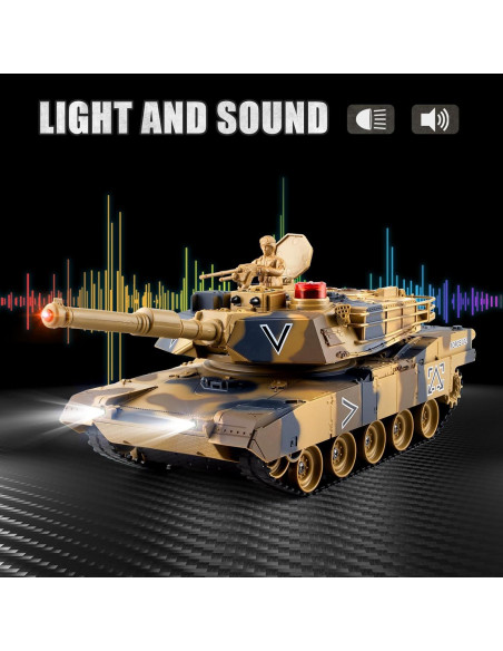Tanque RC M1A2 Abrams Supdex 1/24 Control Remoto con Sonido Tanque RC M1A2 Abrams Supdex 1/24 Control Remoto con Sonido