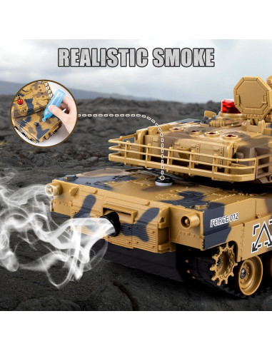 Tanque RC M1A2 Abrams Supdex 1/24 Control Remoto con Sonido