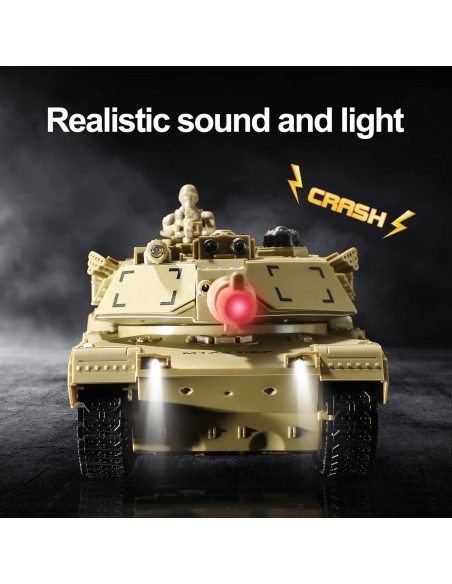 Tanque de Control Remoto Bvrorere M1A2 Abrams 1:28 Caqui Tanque de Control Remoto Bvrorere M1A2 Abrams 1:28 Caqui