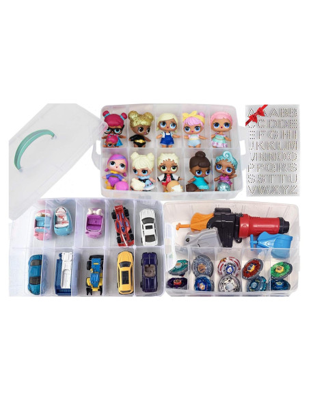 Caja Organizadora HOME4 Sin BPA 30 Compartimentos Ajustables Caja Organizadora HOME4 Sin BPA 30 Compartimentos Ajustables
