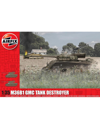 Kit de Modelo de Tanque Airfix M36B1 GMC Escala 1:35