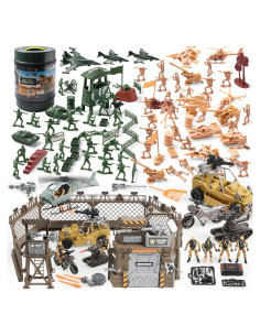 Juego de Soldados Militares JOYIN 164 Piezas con Base