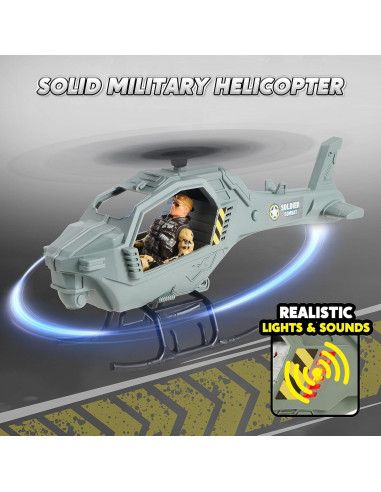 Juego de Soldados Militares JOYIN 164 Piezas con Base