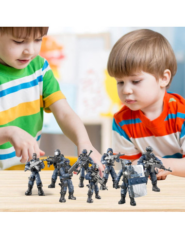Set de Bloques de Construcción SWAT MEIEST - 8 Figuras de Policía