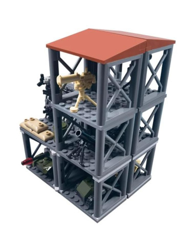 Juego de Bloques de Construcción Militar ELEFOCUS - Base Completa con 10 Figuras