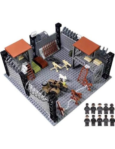 Juego de Construcción Militar ELEFOCUS con 10 Figuras y Armas