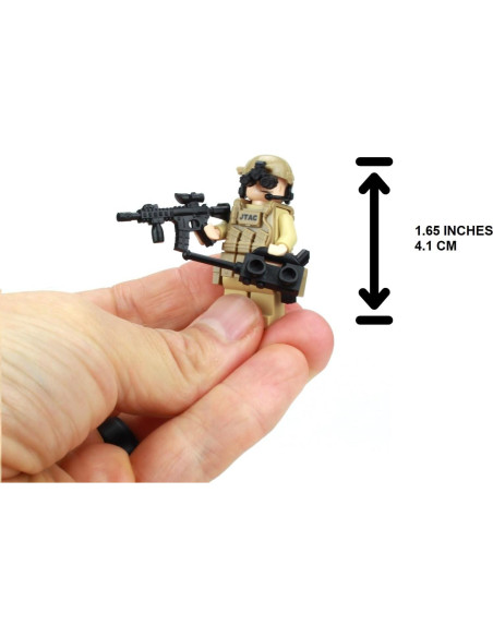 Minifigura Fuerzas Especiales JTAC Battle Brick 4.45 cm Minifigura Fuerzas Especiales JTAC Battle Brick 4.45 cm