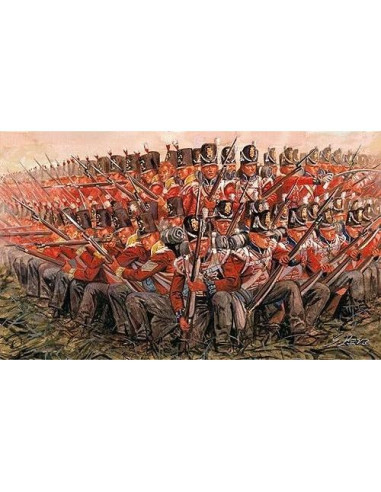 Kit de Modelo Italeri 6095 Infantería Británica 1815 1:72