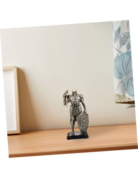 Estatua Caballero Medieval Toyvian Resina 18x9x6cm Decorativa Estatua Caballero Medieval Toyvian Resina 18x9x6cm Decorativa