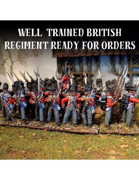 Ejército Inicial Francés Waterloo Warlord Games 28mm - 112 Miniaturas Ejército Inicial Francés Waterloo Warlord Games 28mm - 112 Miniaturas