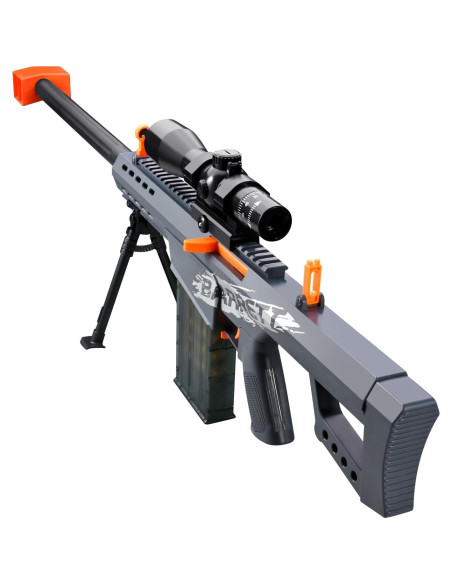 Blaster de Juguete Bsyzyani HD con Balas Blandas 0.88 kg Blaster de Juguete Bsyzyani HD con Balas Blandas 0.88 kg